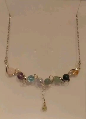 Collana argento 925 e pietre dure - Immagine 1 di 4