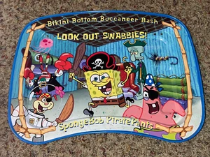 SpongeBob SquarePants 2003 Metal Official TV Tray Lap Foldable Legs Kidz Trays - Picture 1 of 4