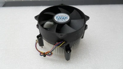 AVC  round frame supports CPU Fan and Heatsink  ball bearing 4pin DA09025B12U - Image 1 of 4