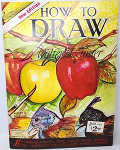 Libro de cómo dibujar de Walter Foster. Mariposas, flores, árboles, pájaros, #2 - Imagen 1 de 3
