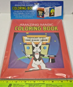 Amazing Magic Coloring Book Trick "LARGE" - Kids Parties, Pages Change, Close-Up - Picture 1 of 3
