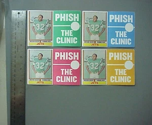 Phish backstage passes Satin cloth 4 Emerson Boozer of the Jets CLINIC passes! - Picture 1 of 1