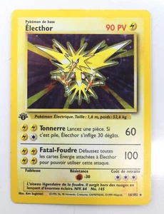 French Pokémon Card Electhor (Zapdos) 1st Edition 16/102 - Picture 1 of 3