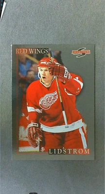 1995-96 Score Black Ice #51 Nicklas Lidstrom Red Wings - Image 1 of 2