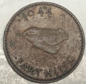 # C1293    GREAT BRITAIN     COIN,    FARTHING   1944 - Picture 1 of 2