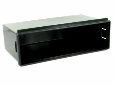 SINGLE DIN CD RADIO STEREO FACIA FASCIA PANEL PLATE ADAPTER POCKET FOR VW VOLVO - Image 1 of 2