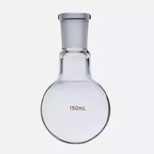 150ml 24/29 1-Neck Round Bottom Glass Flask Lab Boiling Vessel Single Neck - Picture 1 of 1