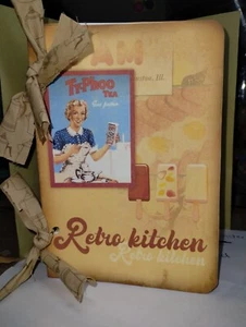 Retro Kitchen Junk Journal Scrapbook USA Seller - Picture 1 of 19