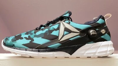 Reebok Pump ZPump Fusion 2.5 Turquoise Camo Women's Size 8 - Image 1 of 4
