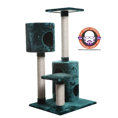 Armarkat real wood Cat Tree Condo House With 2 Private Condos 43" Beige A4301 - Image 1 of 4