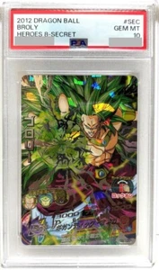 PSA 10 2012 Super Dragon Ball Heroes 8 Broly H8-SEC Secret japanese - Picture 1 of 2