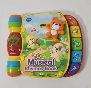 VTech Musical Rhymes Educational Book for Toddlers TESTED & WORKING - Picture 1 of 6