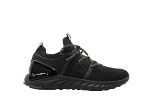 [E92577] Mens Peak Taichi 1.0 Plus Triple Black Flyknit Gym Running Sneakers - Picture 1 of 1