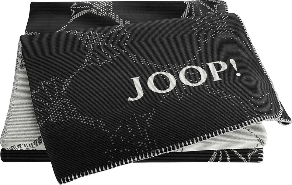 JOOP Wohndecke Faded Cornflower 150x200 cm Schwarz 804518 aktuelle Kollektion