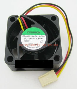 For SUNON EB40201SX-D010-C99 Graphics card DC12V 1.44w 3pin cooling fan - Photo 1/2