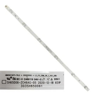 Tira 6 leds Hisense 65A76GQ 303SH650061 SH65D06-ZC46AG-05 swap de desmontaje - Picture 1 of 1