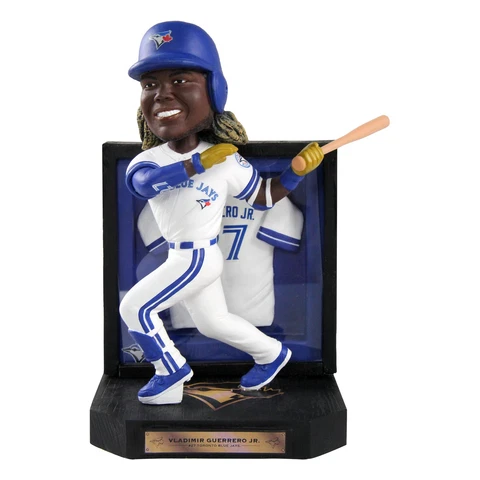 Vladimir Guerrero Jr. Toronto Blue Jays Framed Jersey Bobblehead MLB Cover