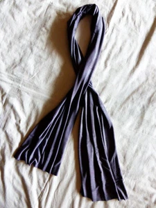 BUFANDA personalizada hecha a mano gris y negro TIE TINTE lavado ácido - Imagen 1 de 4