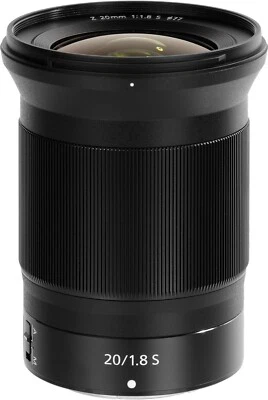 Nikon Z 20mm F/1.8 S Wide Angle Prime Lens. 1 Year Warranty - Image 1 of 3