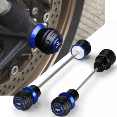 Protector deslizante de choque de rueda de horquilla de eje doble aventura para Honda CRF1000L Africa Foto 1 de 4