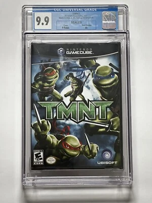 TMNT Black Label Nintendo GameCube Graded CGC 9.9 A+ SEALED Not WATA VGA - Image 1 of 2