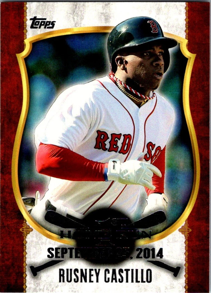  2015 Topps First Home Run Series 2 Silver #FHR22 Rusney Castillo - Image 1 of 2