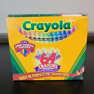 Crayola 64-Pack Crayons (2007) - 50th Birthday Edition, Retired Dandelion Color - Picture 1 of 8