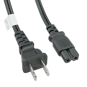 Cable de alimentación polarizado Nema 1-15 enchufe a polarizado para PS1 PS2 Fat Sega Saturn - Imagen 1 de 3