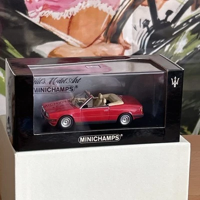 Minichamps 1/43 Maserati Biturbo Spyder.  1986 Red - Image 1 of 4