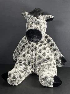 Jellycat Chequers Giraffe Zebra Donkey Black Gray Checked Soft Toy Plush 17” - Bild 1 von 12