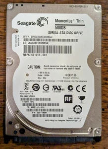 ST9500423AS 9RT143-520 0003HPM1 WU, 5WR1, SEAGATE SATA 500GB - Picture 1 of 1