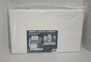 S.A. RICHARDS 1400 Prop-It Cofre de almacenamiento libre de ácido 6" X 18" X 30" grande EE. UU. - Imagen 1 de 9