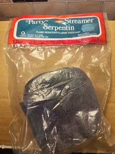 Vtg Amscan Crepe Paper Roll Party Streamers Red White Blue 42" Long New/Sealed  - Picture 1 of 4