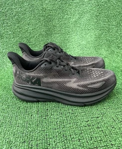 Zapatos para correr Hoka One One Clifton 9 para mujer talla 10,5B 1127896 BBLC negros usados - Imagen 1 de 21