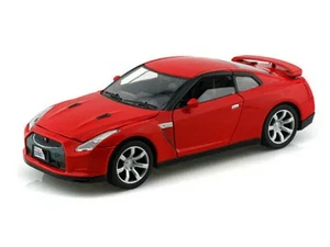 Nissan GTR R35 - Coche modelo rojo diecast escala 1:24 - Motormax 73384RD~ - Imagen 1 de 1