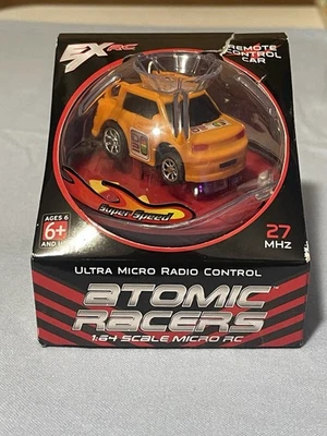 2012 EXRC Atomic Racers 1:64 Scale Micro Remote Control Orange Race Truck New - Image 1 of 4