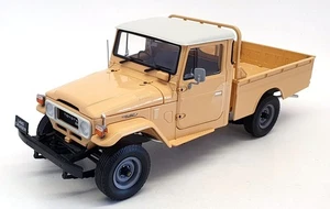 Kyosho 1/18 Scale Diecast 08958BE - 1980 Toyota Land Cruiser 40 Pickup - Beige - Picture 1 of 6