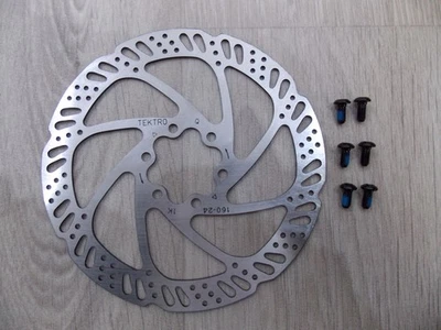 Tektro TR160-24 Disco Rotor 6" Nuevo 160mm - Imagen 1 de 3