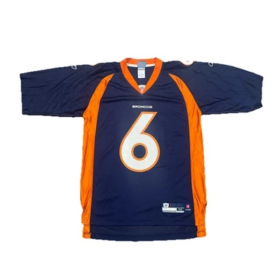 Camiseta deportiva mediana de los Denver Broncos Jay Cutler para hombre azul Reebok Foto 1 de 4