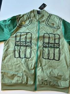 NWT Culturefly Naruto Shippuden Taijutsu Windbreaker Jacket Adult Size Large - Picture 1 of 7