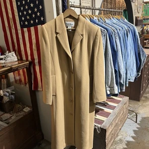 Vintage L.L. Bean women’s wool overcoat size 14 vtg - Picture 1 of 8