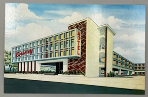 Vintage Envoy Motel Atlantic City, New Jersey Vintage Collector Postcard #34022 - Picture 1 of 2