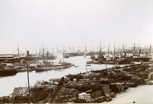 France Marseille-Fos Port Basins of la Joliette Old Photo Jusniaux 1895 - Bild 1 von 3