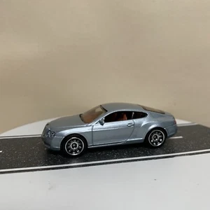 2007 Matchbox MBX Metal #1 Bentley Continental GT Coupe Silver Mtflk 1:64 NM - Picture 1 of 13