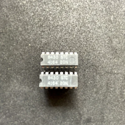 4164 STC4164-20N 64KX1 DRAM 200NS 16-PIN DIP (LOT OF 3) - Image 1 of 4