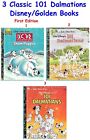 Lot of 3: 101 Dalmatians ~ Disney/Little Golden Book Classics ~One book FIRST ED