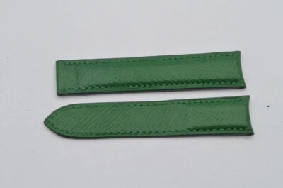 Pulsera Cartier Cuero de Becerro 17MM Cierre Plegable 16MM 17-16 Verde Foto 1 de 2