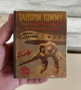 1937 TAILSPIN TOMMY DIRIGIBLE FLIGHT TO NORTH POLE Whitman Big Little Book - Picture 1 of 5