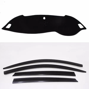 Protectores contra la intemperie tintados de humo 4 piezas con tapetes de tablero para septiembre de 2015 - 2017 KIA Optima - Imagen 1 de 10