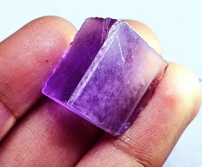 Zircon Rough 24.90 Ct Loose Gemstone Combodian Violet Rough For Sale - Image 1 of 4